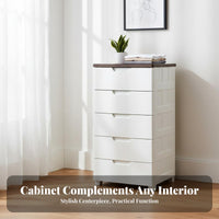 Space Saving Plastic Drawer Cabinet Compact Size Plastic Dresser Easy Pull Handles Multi-Drawer Storage Unit Lightweight for Families, Students, Bedroom, Living Room, College Dorm, Bathroom