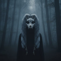 Wildlife Headpiece Realistic Wolf Headpiece Wearable for Medieval Roleplayers