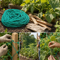 Plant Trellis Netting for Climbing Vines, Fruits, and Vegetables