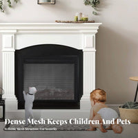 Infant Proofing Fireplace Guard Strong Fireplace Net Scratch Resistant for Parents, Unused Fireplaces