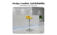 Modern Design Adjustable rotating Stool with Backrest Nordic aesthetic Counter Chair Built-in Footrest Seating Furniture Ergonomic Support for Guests, Adults, Homeowners, Home Bar, Reception Area, Kitchen Island, Dining Room