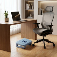 Anti-Slip Under-Desk Footrest Thickened Massage Footrest Exposed Base Under Desk Foot Massager Plastic