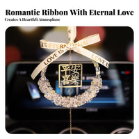 Sparkling Crystals Good Luck Car Charm Exquisite Design Good Luck Car Charm Easy to Hang for Gift Givers, Spirituality Enthusiasts