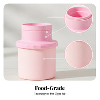 Cold Resistant Silicone Ice Mold Easy Release Ice Ball Mold Cylindrical Non-Stick