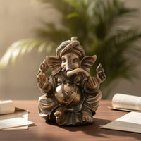 Deity Figurine Elegant Elephant Figurine Elephant Statue Sculpted Tabletop Ornament Exquisite for Home Decor, Desk