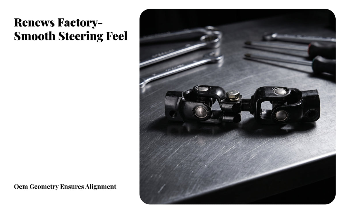 Steering Intermediate Shaft Joint | Sturdy Metal Construction, Direct Replacement, Steering Shaft Universal Joint, for Drivetrain Restoration