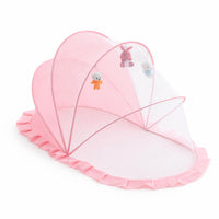Breathable Mesh Crib Dome Canopy Ruffled Edge Hanging Dome Curtain Soft Material Nursery Accessory for Baby