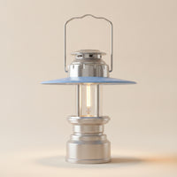 Stepless Dimmable Rechargeable Lantern with Handle Waterproof Vintage Camping Lantern Easy to Carry USB Camping Light Water-Resistant for Emergency