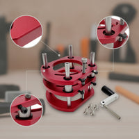 Router Height Adjustment Base with Hand Crank Adjustable Crafting Router Lift Manual Hardware for Woodworkers, Hobbyists, Workshop