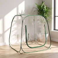 Mini Greenhouse Zippered Plant Shelter with Cover Portable Greenhouse Light-Transmitting Grow Tent Heavy-Duty for Gardeners
