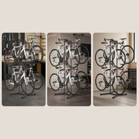 Space-Saving Bike Floor Storage Rack Upright Bike Parking Rack Long-Lasting Bike Parking Stand Stable for Cyclists