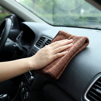 Highly Absorbent Microfibre Cloth and Microfibre Towel, Reusable Polyester Construction for Car and Floor, General Cleaning Tool