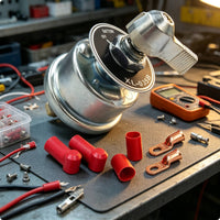 Heavy-Duty Battery Disconnect Switch High-Current Battery Cut-off Switch Sturdy Safe for Trucks