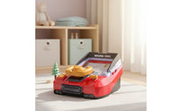 Game Toy with Steering Wheel Two-Power-Supply Simulated Driving Toy Interactive Simulated Driving Console for Kids, Young Children, Playroom, Home