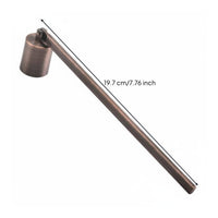 Candle Reduces Smoke Candle Bell Stainless Steel Bell Wick Douser for Wedding, Spa
