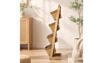 Rack with Baskets 4-Tier Basket Organizer Stand Freestanding for Living Room