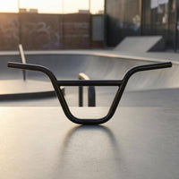 Black U-Shaped Cycle Handlebar Glossy Finish U-Shaped Bike Handlebar Cylindrical Cycle Accessory Thickened