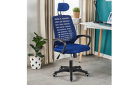 Office Chair with Adjustable Headrest Comfortable Ergonomic Office Chair High-Back Furniture for Students, Study Room