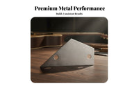 Sturdy Steel Construction Guitar Fret Leveling Ruler Accurate Measurement Fret Height Gauge 4 Precision Edges for Repair Shop, Home Studio