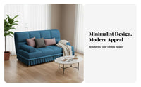 Fold-foldable Sofa Bed two-in-oneUse transformable Couch Foldable Design Indoor Furniture for Apartment Dwellers, Guests, Living Room, Small Spaces, Home Office