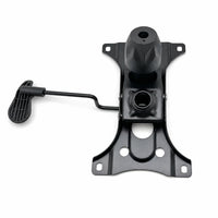 Stamped Steel Chair Base Control Plate Multiple Bolt Holes Tilt Mechanism Base Plate Ribbed Handle Swivel Tilt Control Mechanism