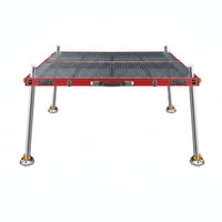 Aluminum Fishing Stand Foldable Hollow Fishing Table Lightweight Outdoor Gear
