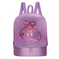 Dance Bag Shoe Compartment Large Capacity Girls Ballet Backpack Water Resistant Ballerina Backpack for Kids