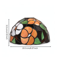 Glass-Style Stained Glass Lampshade Decorative Lampshade Eternal Light Shade for Table Lamps