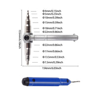 Aluminum Alloy Tube Expander 1/4-7/8 Size Range Tube Expander Leak Connections Refrigeration Flaring Tool