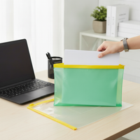 Transparent Waterproof Document Folder for Office and School, A4/A5/A6 Sizes