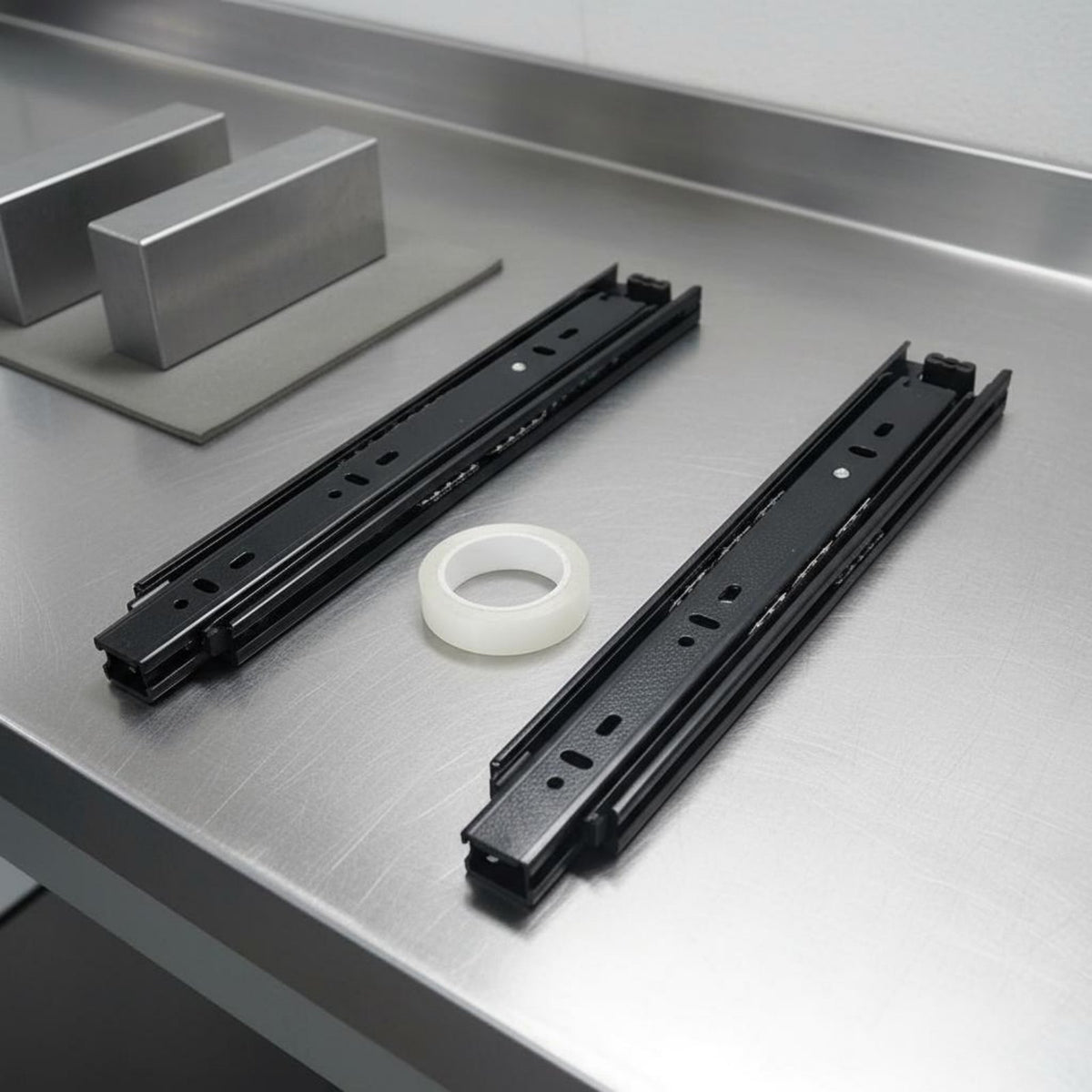 2 Pieces Cross-Stitch Frame Slide Rail Effortless Sliding Crafting Hardware