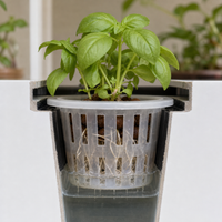 Hydroponic Net Pots for Soilless Cultivation, Fruit, Vegetable, and Flower Root Fixing, Moisture Retention, Wall-Mounted Planters