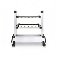 Fishing Rod Rack Freestanding Fishing Rod Rack with 12 Slots Aluminum for Anglers, Fishermen, Garage, Tackle Room, Cabin