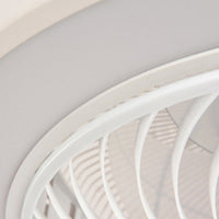 Dual Purpose Fandelier Space Saving Fan Ceiling Light Wireless Control LED Ceiling Fan for Bedroom, Dining Room