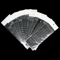 Universal Keyboard Stickers for Laptops and Desktops - Multiple Languages and Finishes