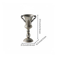 Vintage Urn Vase Easy to Assemble Detachable Flower Vase Luxury Look House Decoration for Garden