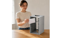 Desktop Cd Organizer Smooth Finish CD Storage Rack Versatile DVD Storage Rack