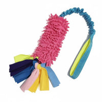 Soft Rope Squeaker Toy Oral-Care Squeaky Soft Dog Toy Mental Pet Item for Indoor