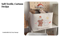 Creature Pattern textile Hamper Large Capacity Creaturetheir belongingsed textile Basket for children