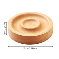 Wooden Bracelet Display Decorative Wooden Jewelry Tray Elegant Design Beaded Bracelet Holder for Photography Prop, Market Stalls, Dresser Top