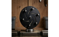 Curved Radial Slots Self-Centering Wood Lathe Chuck Six Clamping Posts Wood Lathe Chuck Plate 250 Mm