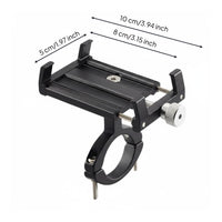 Cycle Phone Holder Anti-Movement Bike Phone Holder Firm Hold for Cyclists, Motorcyclists, Navigation, Mountain Biking, Food Delivery