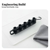 Nozzle Organizer with Carrying Loop Portable Nozzle Holder with Buckle for Mobile Cleaning Sets