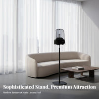 Stable Base Speaker Floor Stand Anti-Slip Design Floor Speaker Stand Sturdy and Long-Lasting Audio Accessory Carbon Steel Construction for Home Theater Enthusiasts, Audiophiles, Music Lovers, Living Room, Bedroom, Office