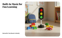 Early Education Toy Traffic Light Educational Traffic Indicator Toy Realistic Design for Preschoolers, Kindergarten, Classroom, Playroom
