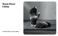 Men's Knitted Gloves Thickened Device-Compatible Screen Winter Gloves Cold Weather Accessory Multicolor Design Flexible