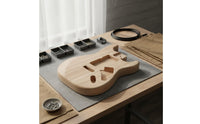 Unfinished Maple Electric Guitar Body DIY ST-Style Design Guitar Body Customizable Musical Instrument Part Ready to Paint for Repair