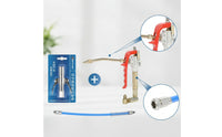 Lubrication Head with Hose Angled Lubrication Unitary Grip Hand Nozzle for Mechanics, Workshops, Garages