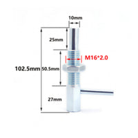 Precision Machined L-Handle Indexing Plunger Stainless Steel Knob Plunger Pin Easy Installation Pull-out Coil Loaded Plunger Pin Quick Reset for Machinists, Engineers