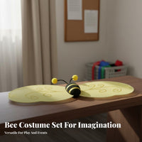 Fluttery Costume Attachments Lightweight Bumblebee Costume Appendages Eye-Catching Design for Children, Cosplayers, School Plays, Halloween